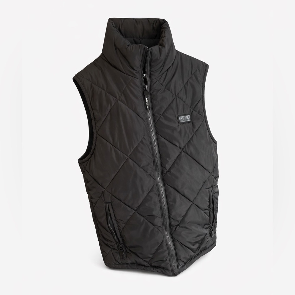 Kids Quilted‎ Gray Vest